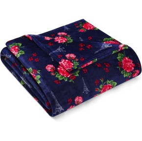 Fleece Collection | Blanket - Ultra Soft & Cozy Plush Fleece, Lightweight & Warm, Perfect for Bed or Couch, Twin, Floral