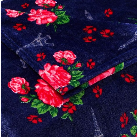 Fleece Collection | Blanket - Ultra Soft & Cozy Plush Fleece, Lightweight & Warm, Perfect for Bed or Couch, Twin, Floral
