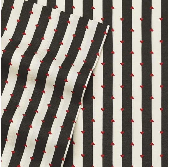 Twin Sheets, Soft & Lightweight Bedding, Fade & Wrinkle Resistant (Wonderland Stripe, Twin)