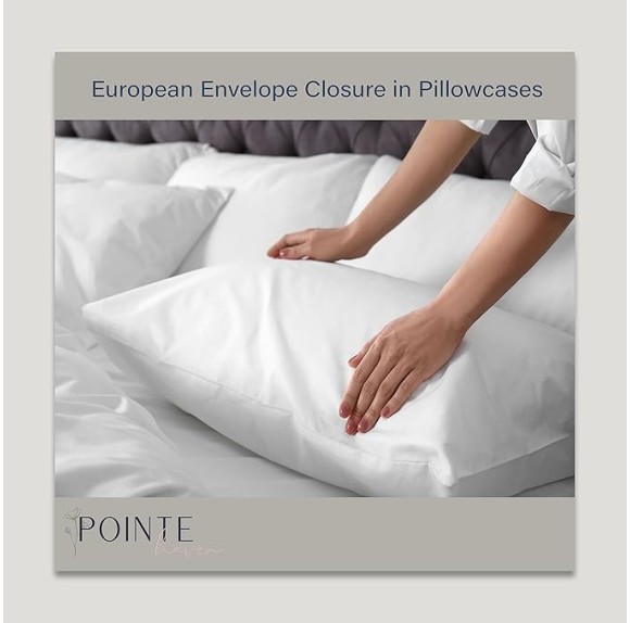 525 Thread Count 100% Long Staple Cotton Oversized Queen White Deep Pocket Super Soft Sateen 4 pc Sheet Set