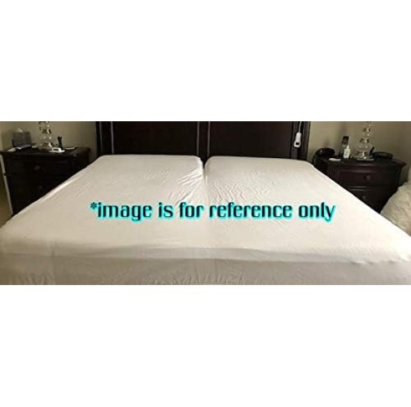 Sheets for Sleep Number Bed Split King,Split Top King Sheets for Sleep Number Bed,100% Egyptian Cotton,White Solid,34 Split-King,400 TC,16 Inch Deep,Split King Sheets for Sleep Number Beds