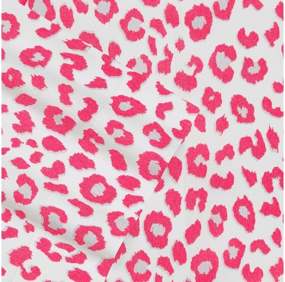 Full Sheets, Soft & Lightweight Bedding, Fade & Wrinkle Resistant (Leopard, Full)