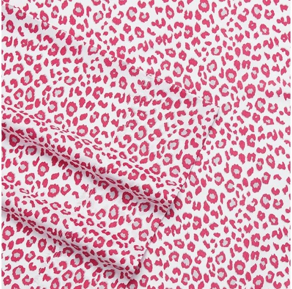 Full Sheets, Soft & Lightweight Bedding, Fade & Wrinkle Resistant (Leopard, Full)