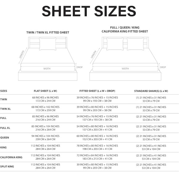 01331 Alahna King Bed Sheets and Pillowcases 4-Piece Set Sleep in Luxury Machine Washable Deep Pockets Wrinkle-Resistant Silky Cooling Technology for All-Season Comfort, King, Stone