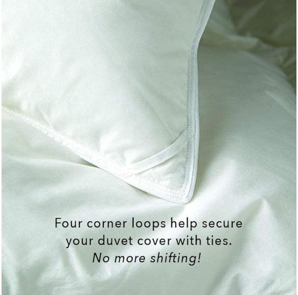 Dreamstead Percale Down Alternative Comforter | All Season | Queen Size 92" x 88" | Hypoallergenic & Oeko-TEX Standard 100 Certified | Soft, Lofty, Cloudlike | Handcrafted Duvet Insert