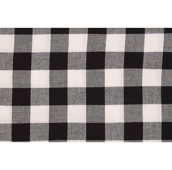 Vintage Check Black King Size Duvet Cover, 92" L x 108" W, Checked Gingham Comforter Cover, Modern Farmhouse Bedding