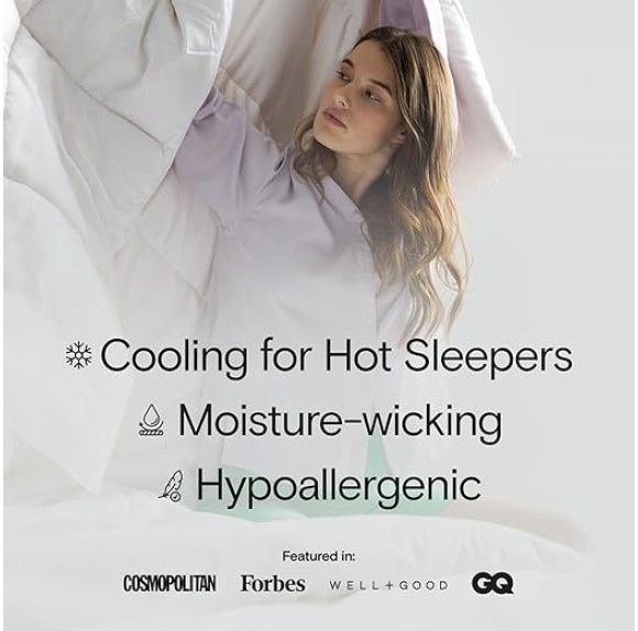 SIJO AiryWeight Duvet Cover, 100% Lyocell Derived from Eucalyptus, Buttery Soft, Best Cooling Sheets by Architectural Digest (Forest, Twin/Twin XL 70"x90")