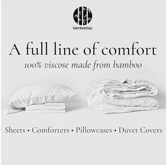 4 Piece Queen Sheet Set - 100% Viscose Made from Bamboo Sheets Queen Size Bed Set - Ultra Soft Cooling Sheets for Hot Sleepers - Breathable Queen Sheets Fits Up to 16'' Deep Pocket - Sand