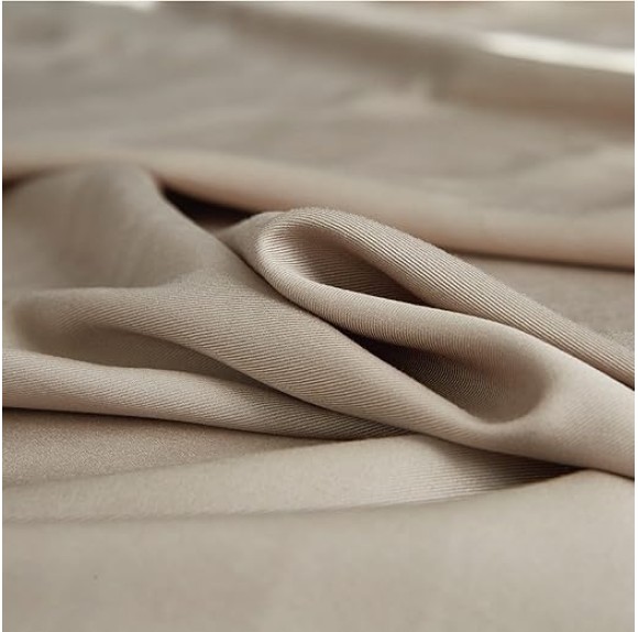 4 Piece Queen Sheet Set - 100% Viscose Made from Bamboo Sheets Queen Size Bed Set - Ultra Soft Cooling Sheets for Hot Sleepers - Breathable Queen Sheets Fits Up to 16'' Deep Pocket - Sand