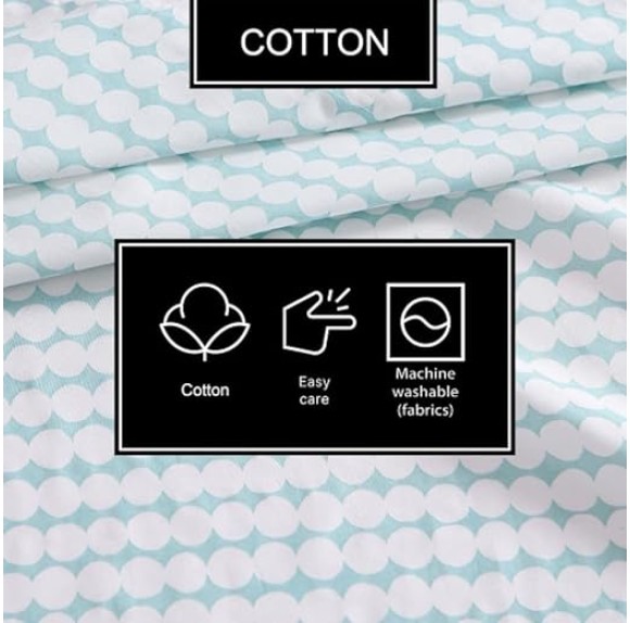 Queen Sheets, Cotton Percale Bedding Set, Crisp & Cool Home Decor (Pikkun Rasymatto, Queen)