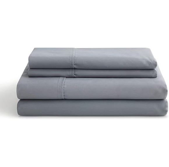 Lucid 600 TC Cotton Rich Sheet Set -14 Inch Deep Pockets - Breathable Sheet Set