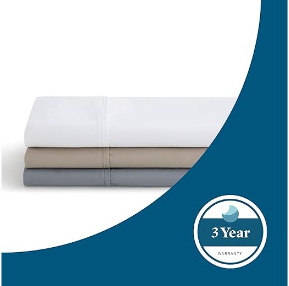 Lucid 600 TC Cotton Rich Sheet Set -14 Inch Deep Pockets - Breathable Sheet Set