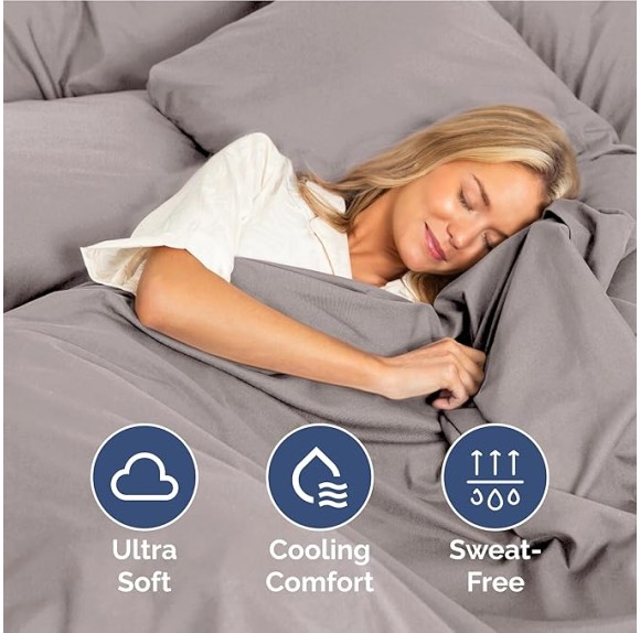 Full Size 4 Piece Sheet Set - Extra Soft, Breathable & Cooling Sheets - Hotel Luxury Durable Bed Sheets for Women & Men - Deep Pockets, Easy-Fit & Wrinkle-Free Sheets - Thistle Purple Oeko-Tex Sheets