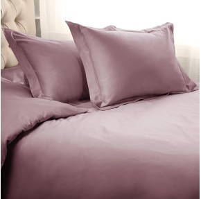 BNM Egyptian Cotton Duvet Cover Set, 1200 Thread Count, Hidden Button Closure, Soft Bedding Basics, 1 Duvet Cover, 2 Pillow Shams, Solid, Geometric Scroll Embroidery, King/California King, Zephyr