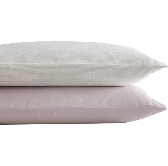 Queen Sheet Set, Luxury Sateen Cotton Bedding, 800 Thread Count, Soft & Smooth Home Decor (Eyelet Pink, Queen)