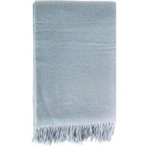 Cozy 100-Percent Merino Virgin Wool Throw with Fringes, 50x70 Inches