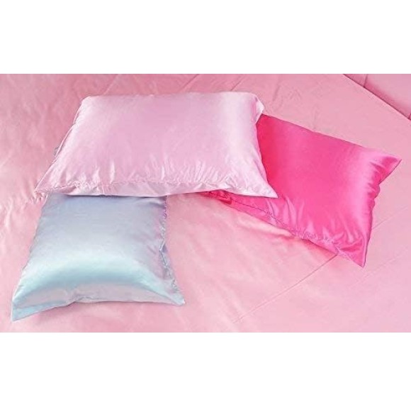 100% Pure Silk Satin Sheet Set 4pcs, Silk Fitted Sheet 15" Deep Pocket Mattress fit,Silk Flat Sheet&Silk Pillowcases Set Soft Silk Sheets|Wrinkle Free Fade Resistant Dark Grey,Queen
