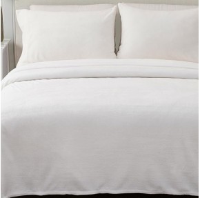 Extra Soft Velvet Plush California King Micro Fleece Sheet Set | Deluxe Microplush Non Pilling Sheets, Deep Pocket | Lavish Sherpa Velvet Luxe Collection (Cal King, Winter White)