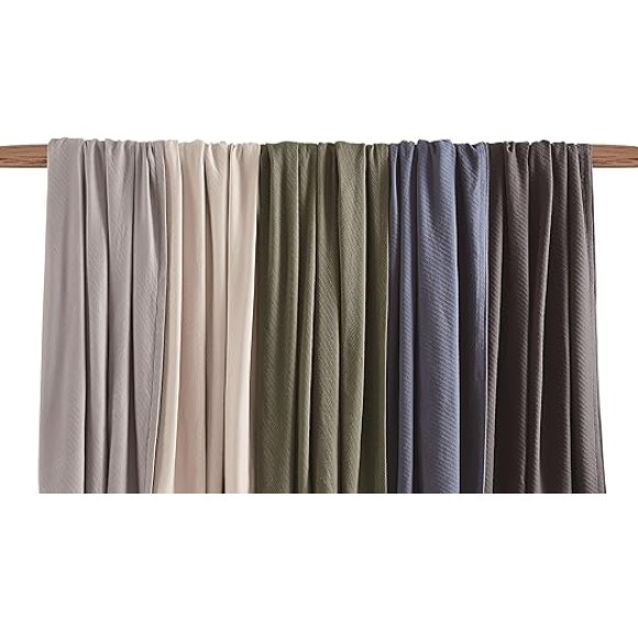 FRYE Cotton Woven Beige King Blanket