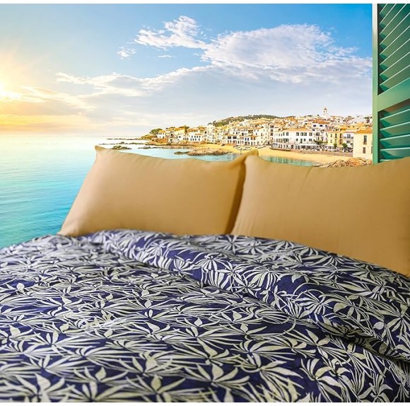 100% Cotton Luxury Duvet Cover Set with 2 Pillow Shams – Ultra-Soft Breathable Oeko-TEX Certified Hotel-Quality Bedding – King Sizes Button Closure Durable & Modern Design