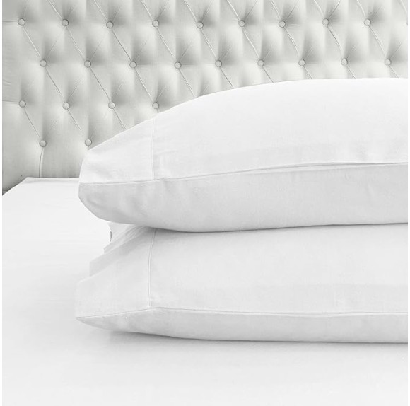 Soft 4-Piece 100% Turkish Cotton Flannel Sheet Set - Premium Quality, Deep Pocket Fitted Sheet, Ultra Soft, Cozy Warm Flannel Sheets - Full, White