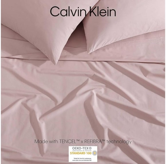 King Sheets, Luxuriously Soft Percale Bedding Set, Sustainable Fabric Construction (Naturals Solid Fresh Taupe, King)