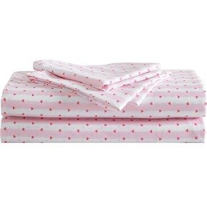 Queen Sheets, Soft & Lightweight Bedding, Fade & Wrinkle Resistant (Wonderland Stripe Pink, Queen)