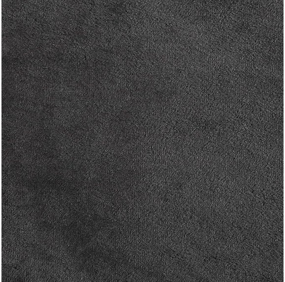 Full/Queen Duvet Cover Set, Velvet Bedding with Matching Shams, Floral Home Decor, Oeko-Tex Certified (Velvet Solid Black, Full/Queen)